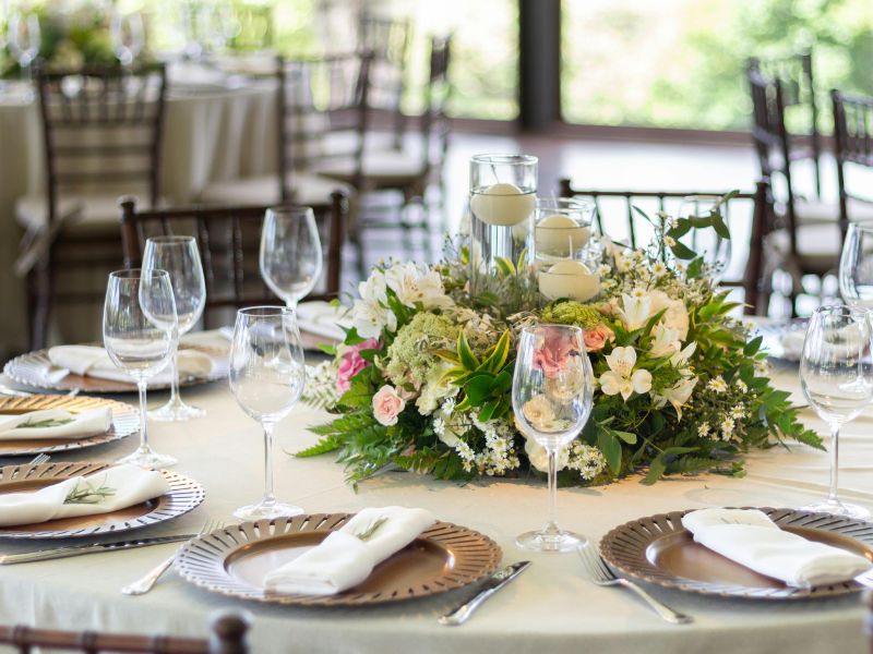 personalización de mesas para bodas